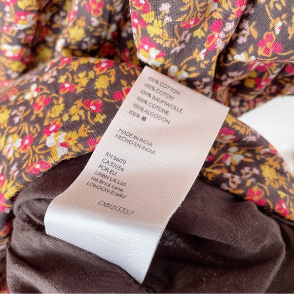 free people making plans floral mini dress, size 12 / large - Picture 9 of 11